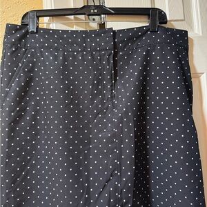Polka Dot Black Skort